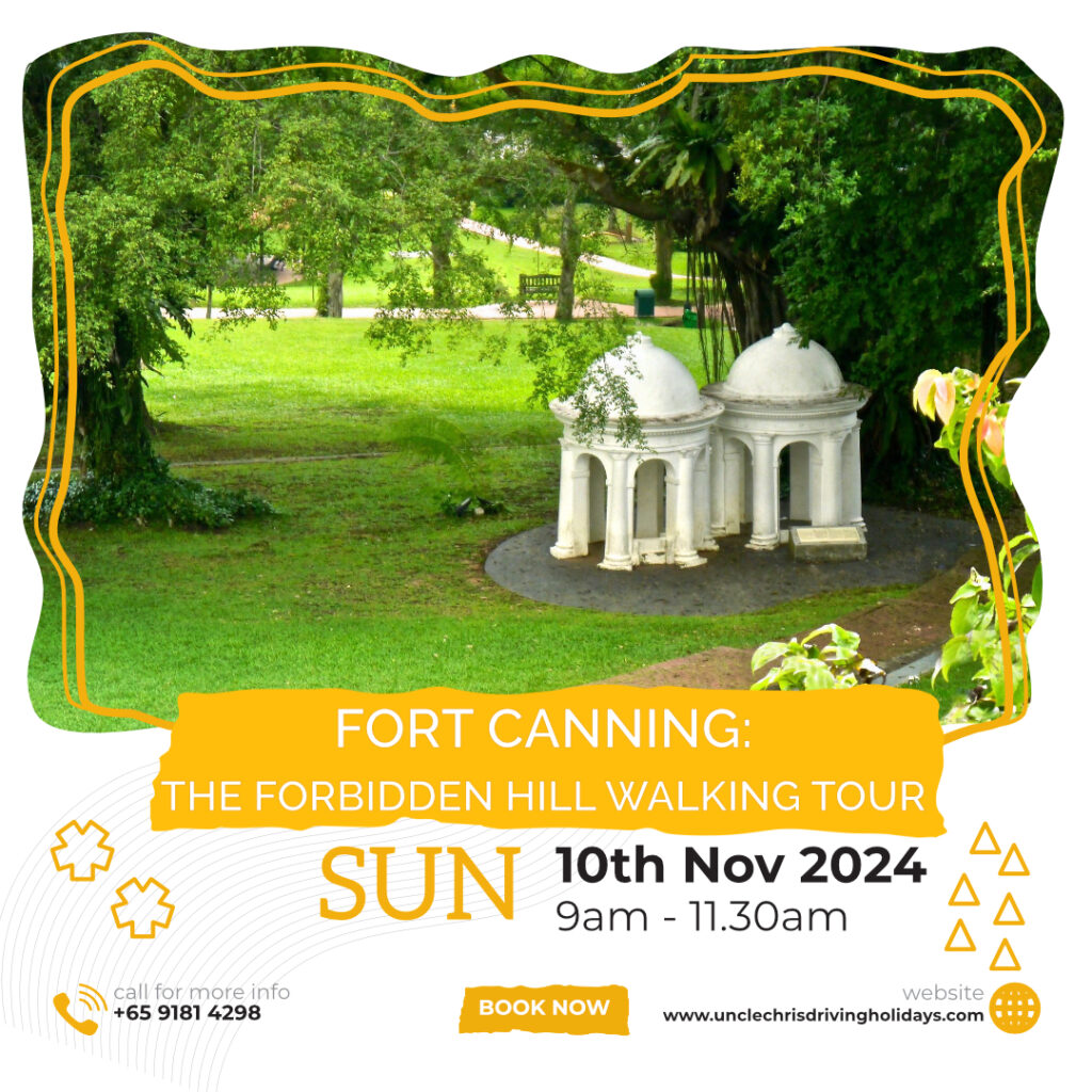 FORT CANNING: THE FORBIDDEN HILL WALKING TOUR Sun, 10th Nov 2024 9am to 11.30am