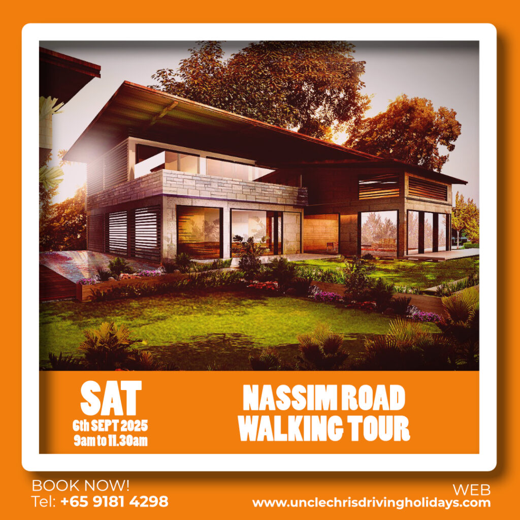 NASSIM ROAD WALKING TOUR Sat, 6th Sept 2025 9am to 11.30am