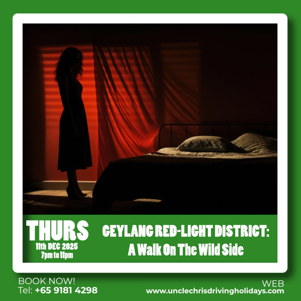GEYLANG RED-LIGHT DISTRICT: A Walk On The Wild Side Thurs, 11th Dec 2025 7pm to 11pm