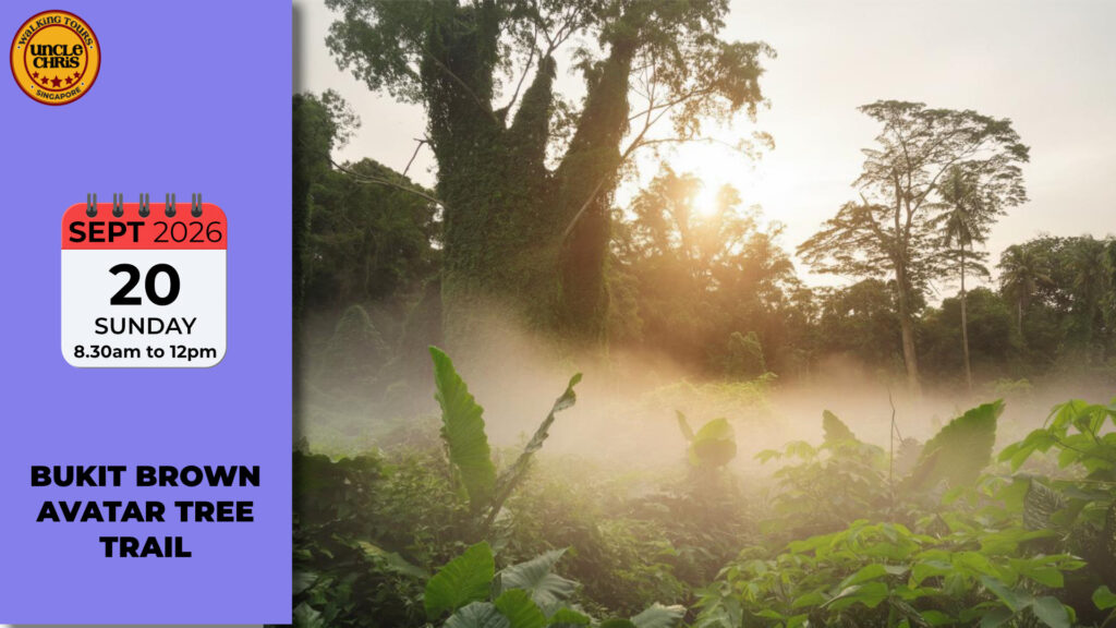 BUKIT BROWN AVATAR TREE TRAIL Sun, 20th Sept 2026 8.30am to 12pm